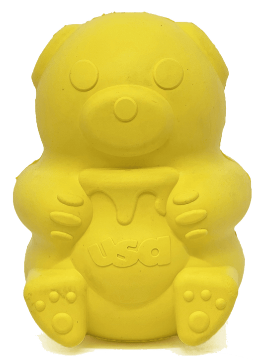 Honey Bear Durable Dog Treat Dispenser Toy-1