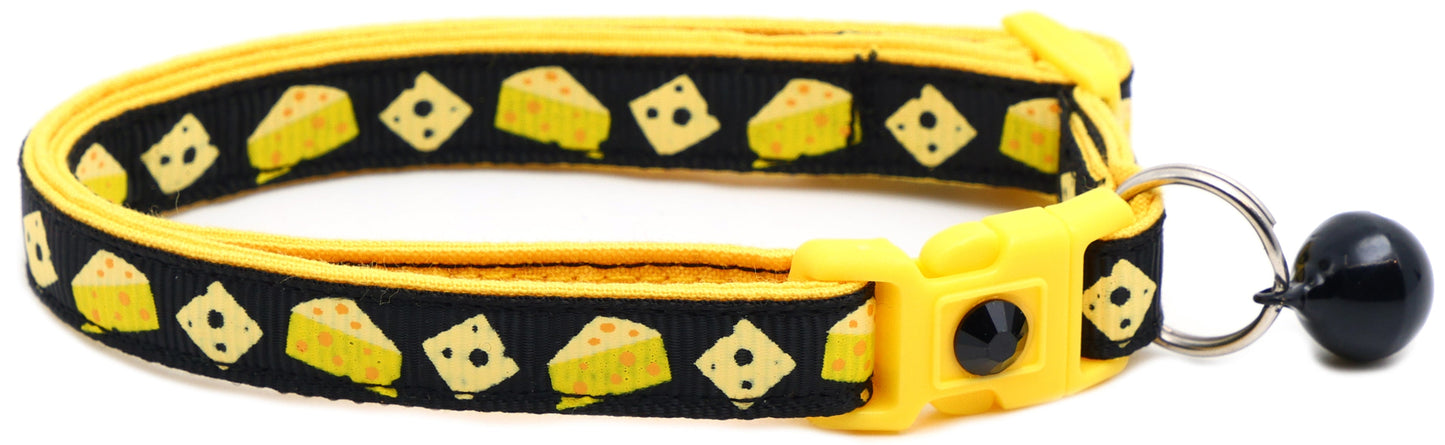 Cheese Breakaway Cat Collar-13