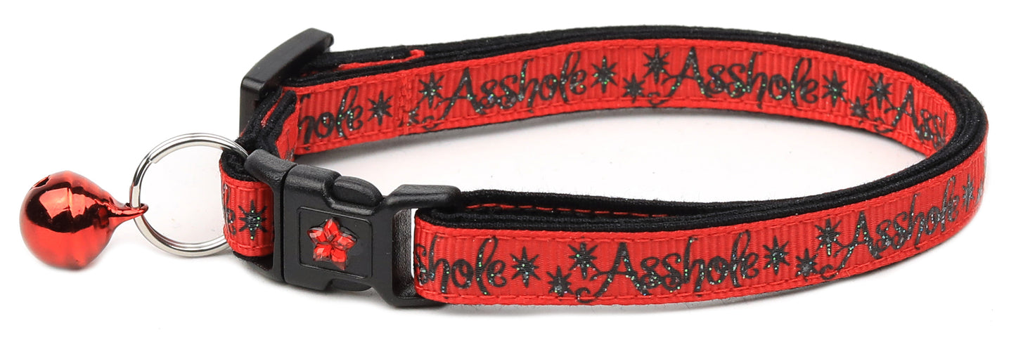 Asshole Breakaway Cat Collar-20