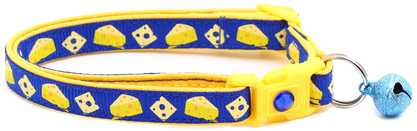 Cheese Breakaway Cat Collar-19