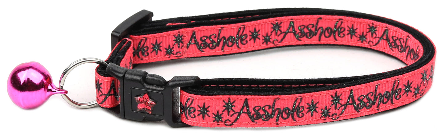 Asshole Breakaway Cat Collar-16