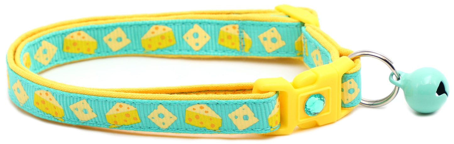 Cheese Breakaway Cat Collar-14