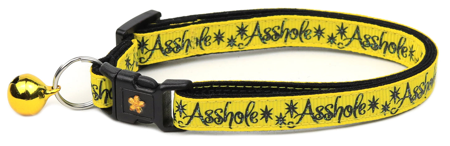 Asshole Breakaway Cat Collar-17