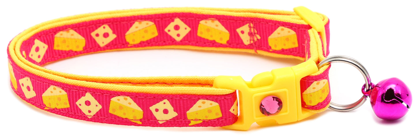 Cheese Breakaway Cat Collar-2