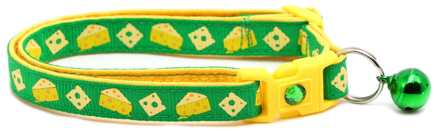Cheese Breakaway Cat Collar-18