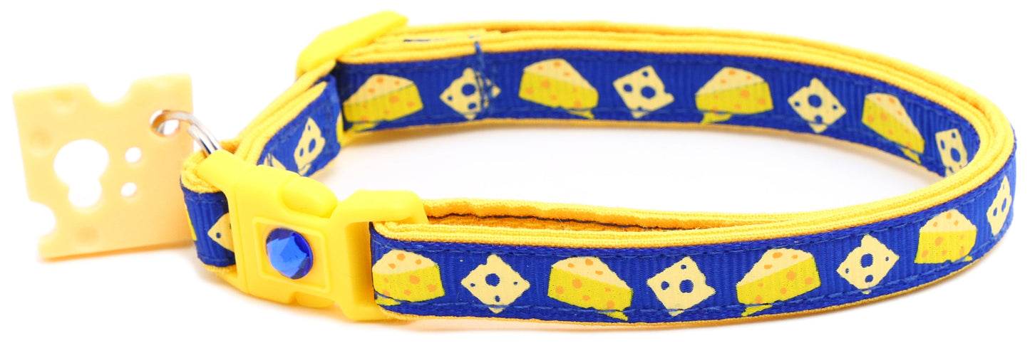 Cheese Breakaway Cat Collar-34