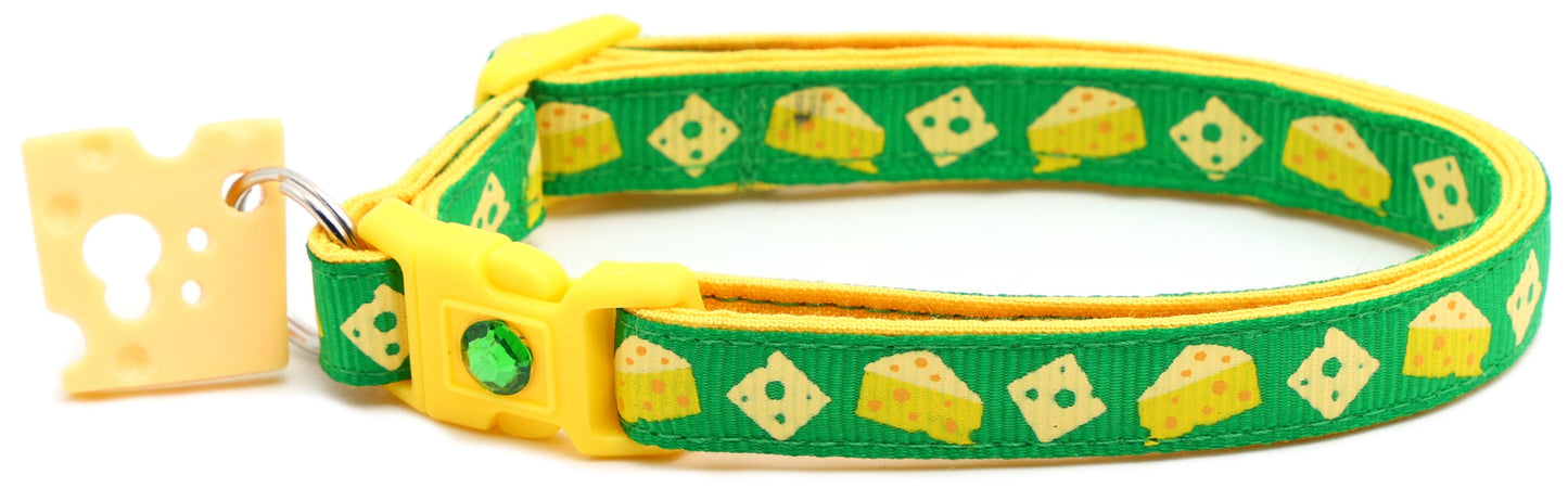 Cheese Breakaway Cat Collar-33