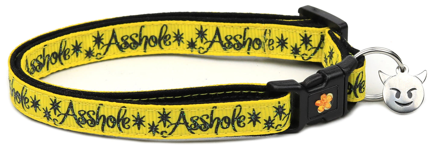 Asshole Breakaway Cat Collar-34