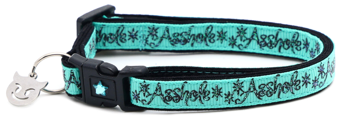 Asshole Breakaway Cat Collar-3