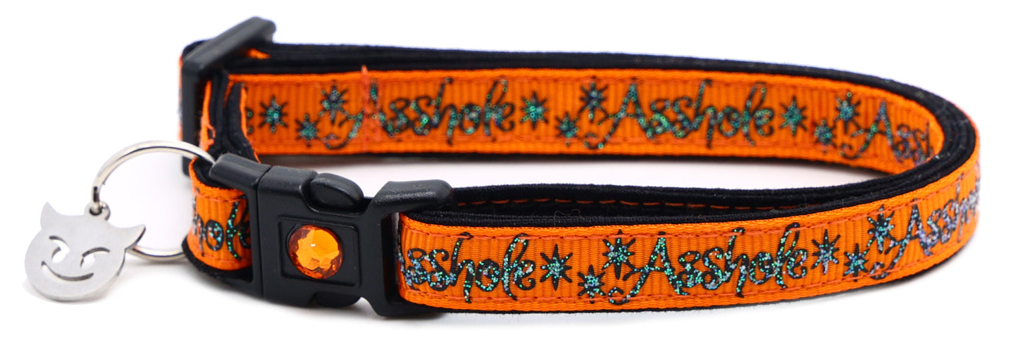 Asshole Breakaway Cat Collar-31
