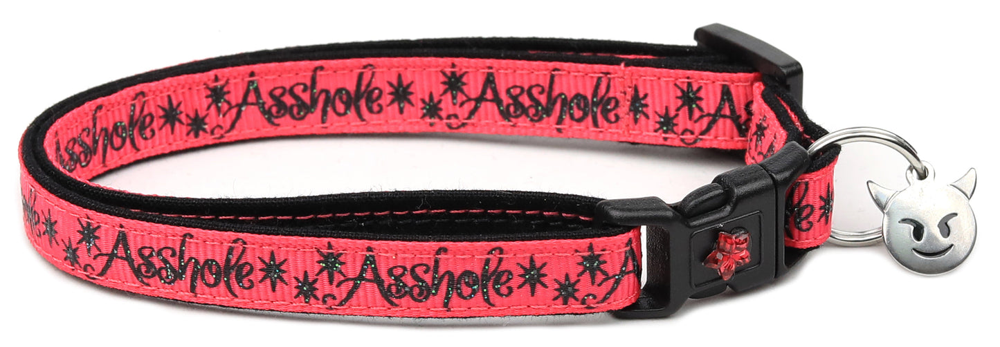 Asshole Breakaway Cat Collar-33