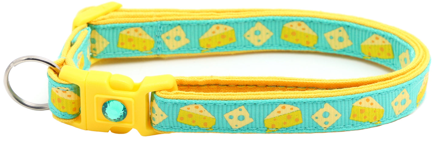 Cheese Breakaway Cat Collar-61