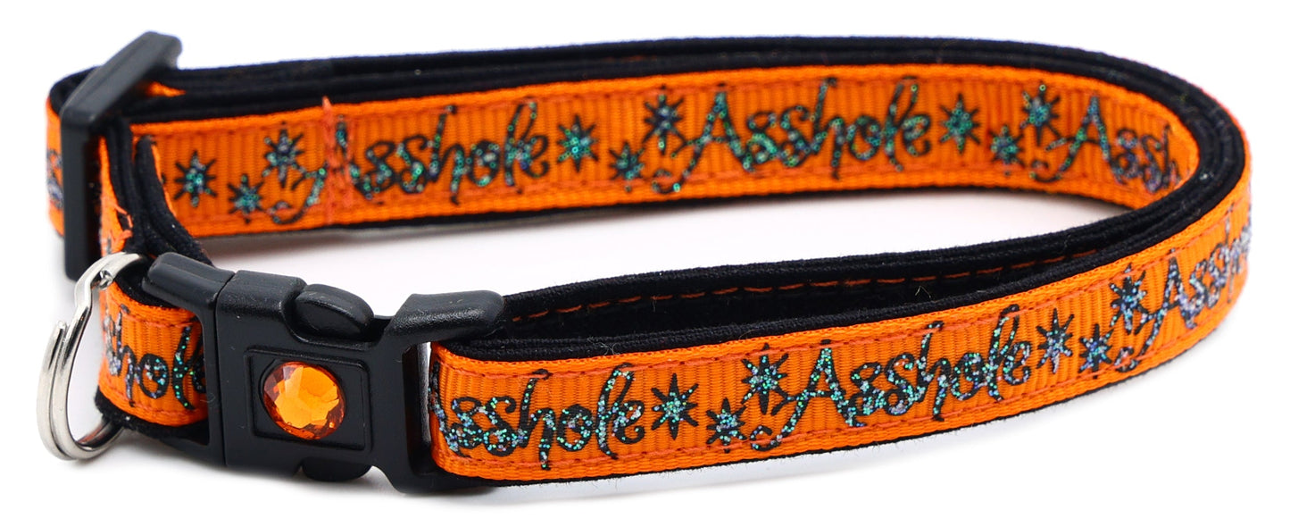 Asshole Breakaway Cat Collar-52