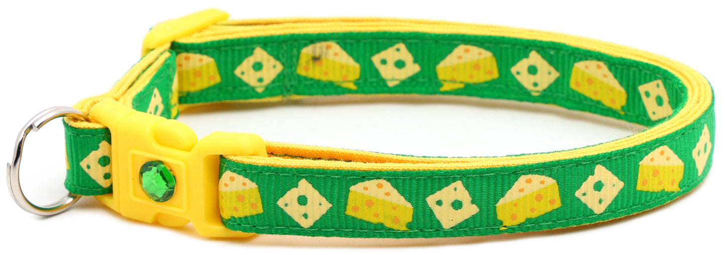 Cheese Breakaway Cat Collar-65