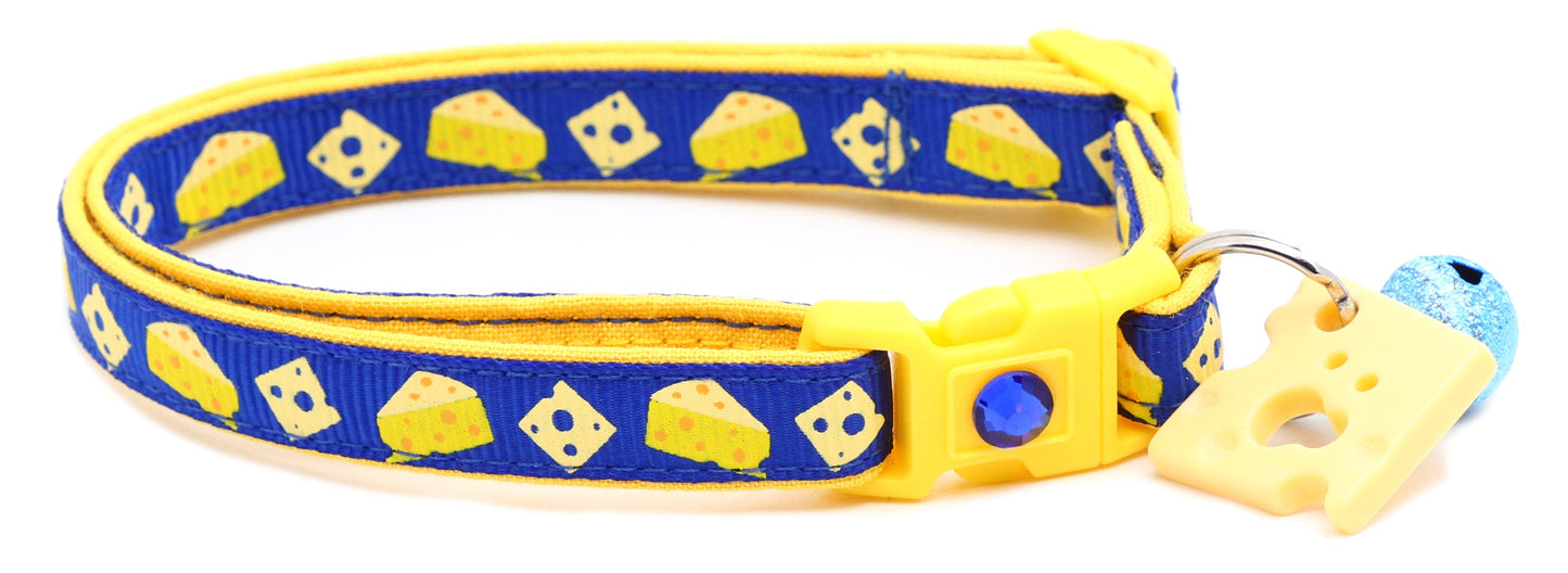 Cheese Breakaway Cat Collar-50