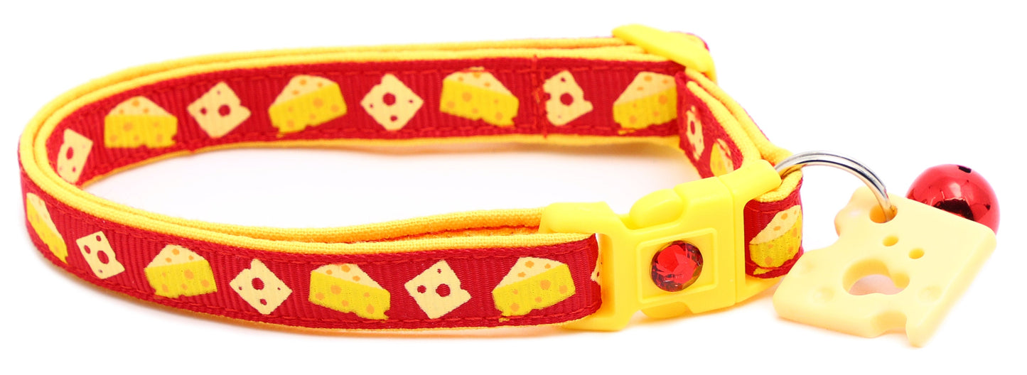 Cheese Breakaway Cat Collar-47