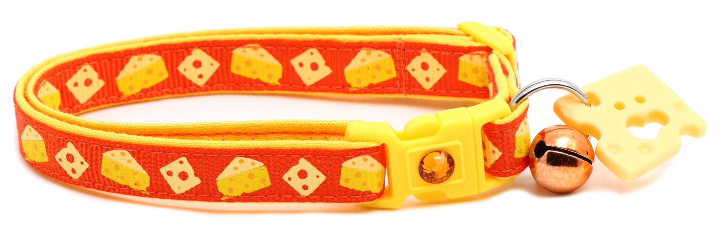 Cheese Breakaway Cat Collar-48