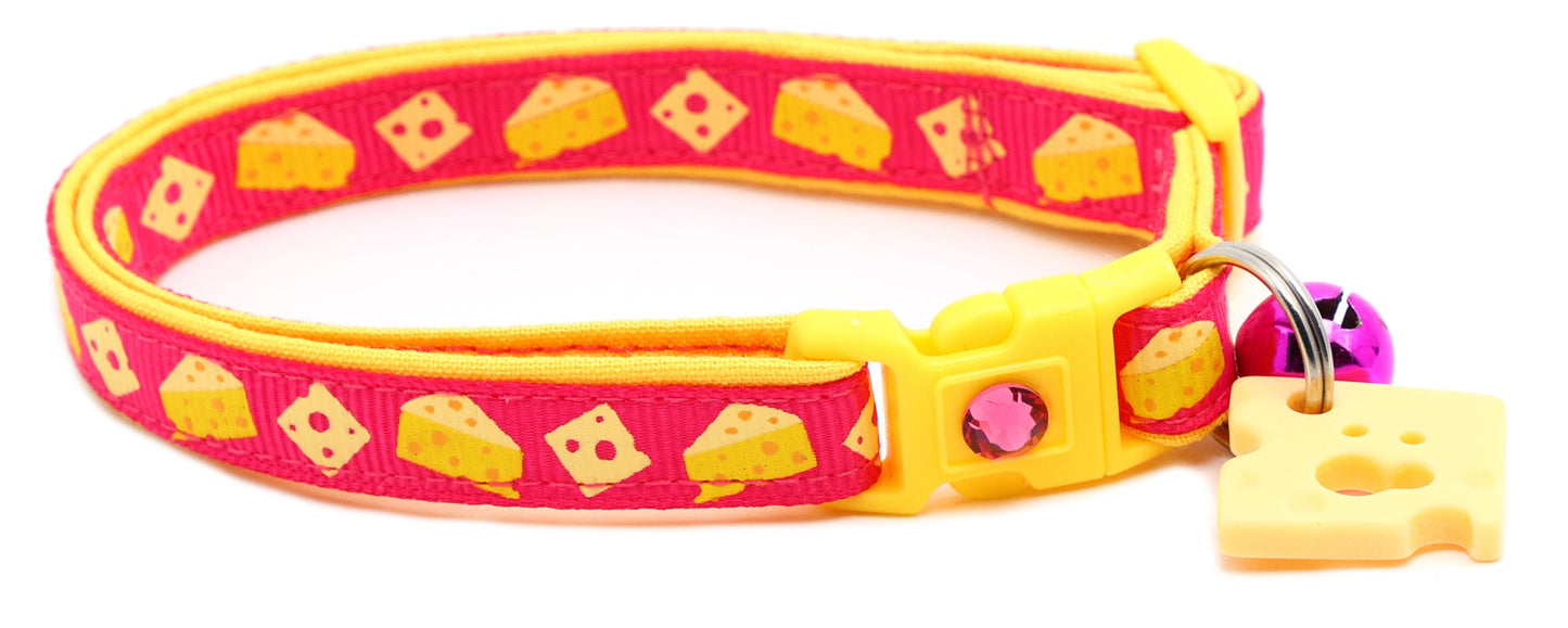 Cheese Breakaway Cat Collar-43