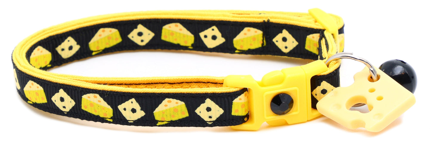 Cheese Breakaway Cat Collar-44