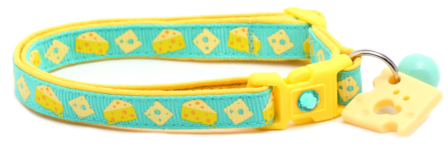 Cheese Breakaway Cat Collar-45