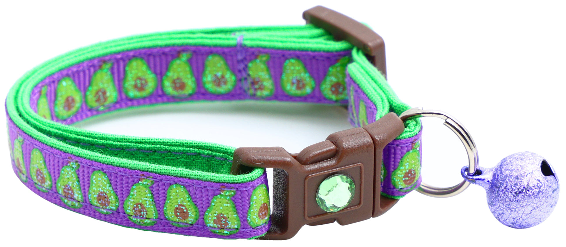 Avocado Breakaway Cat Collar-1