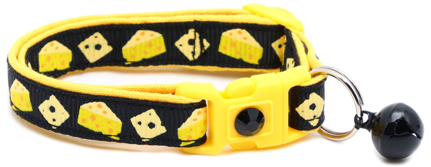 Cheese Breakaway Cat Collar-6