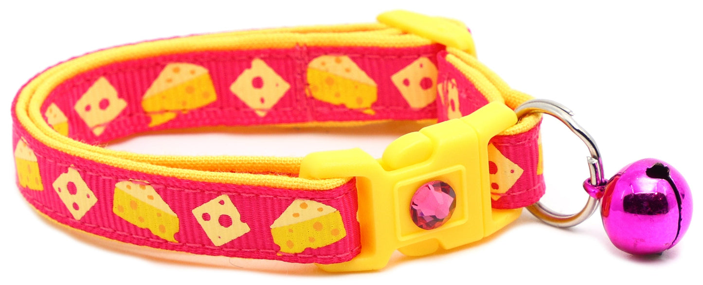 Cheese Breakaway Cat Collar-5