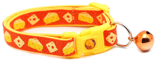 Cheese Breakaway Cat Collar-10