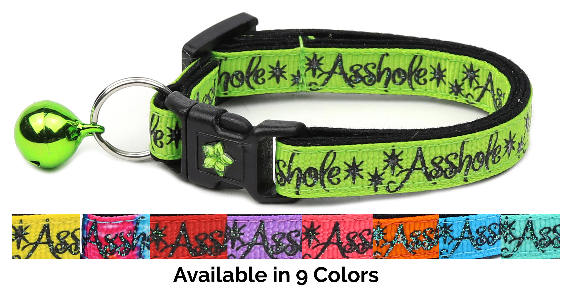 Asshole Breakaway Cat Collar-0