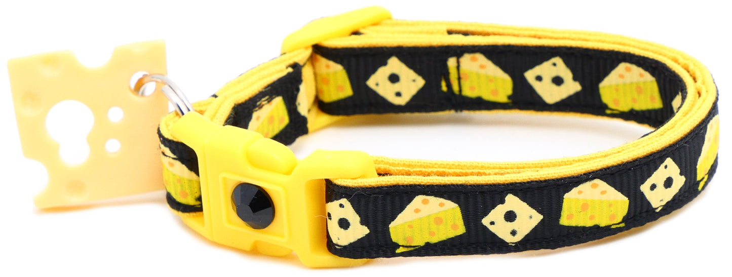 Cheese Breakaway Cat Collar-21