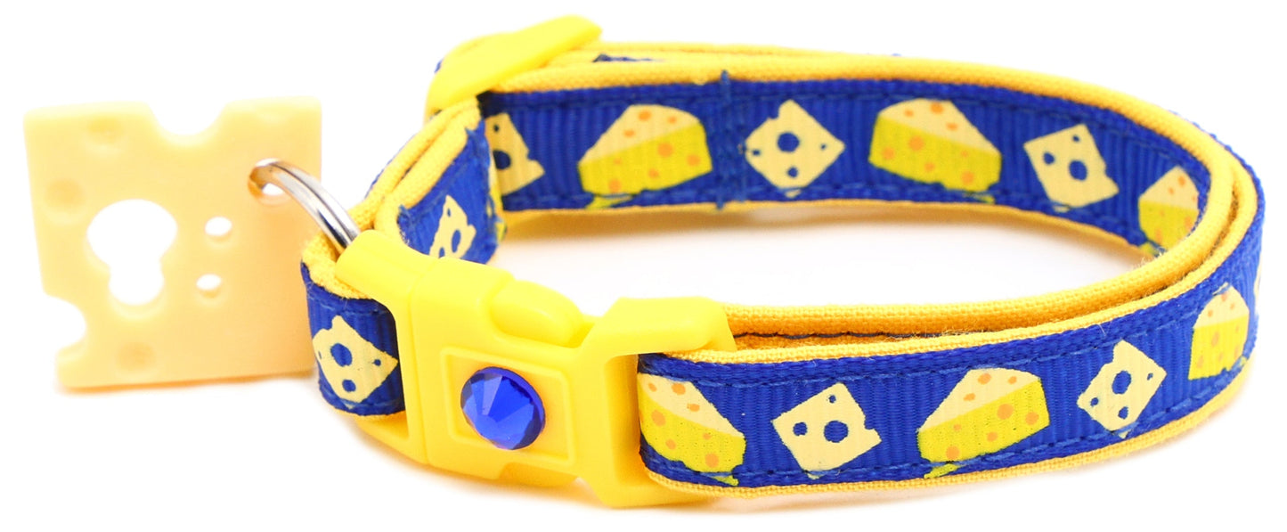 Cheese Breakaway Cat Collar-27