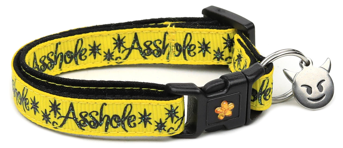 Asshole Breakaway Cat Collar-26