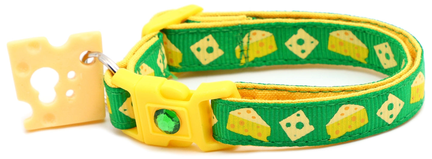 Cheese Breakaway Cat Collar-26