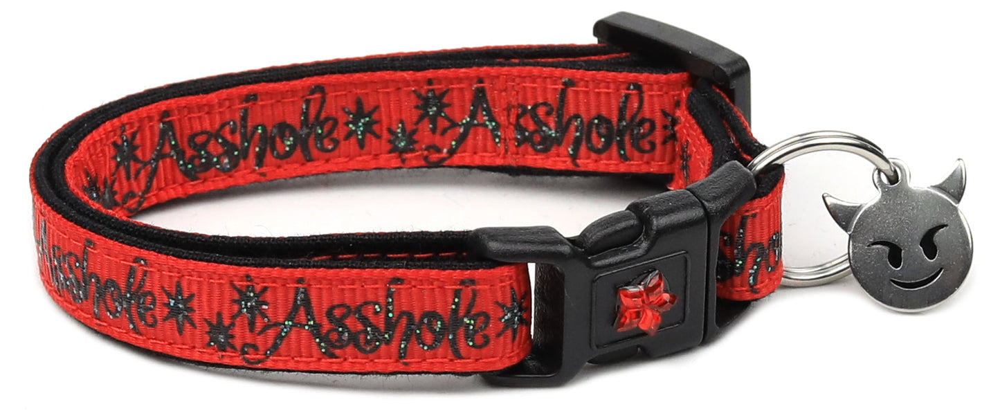 Asshole Breakaway Cat Collar-29