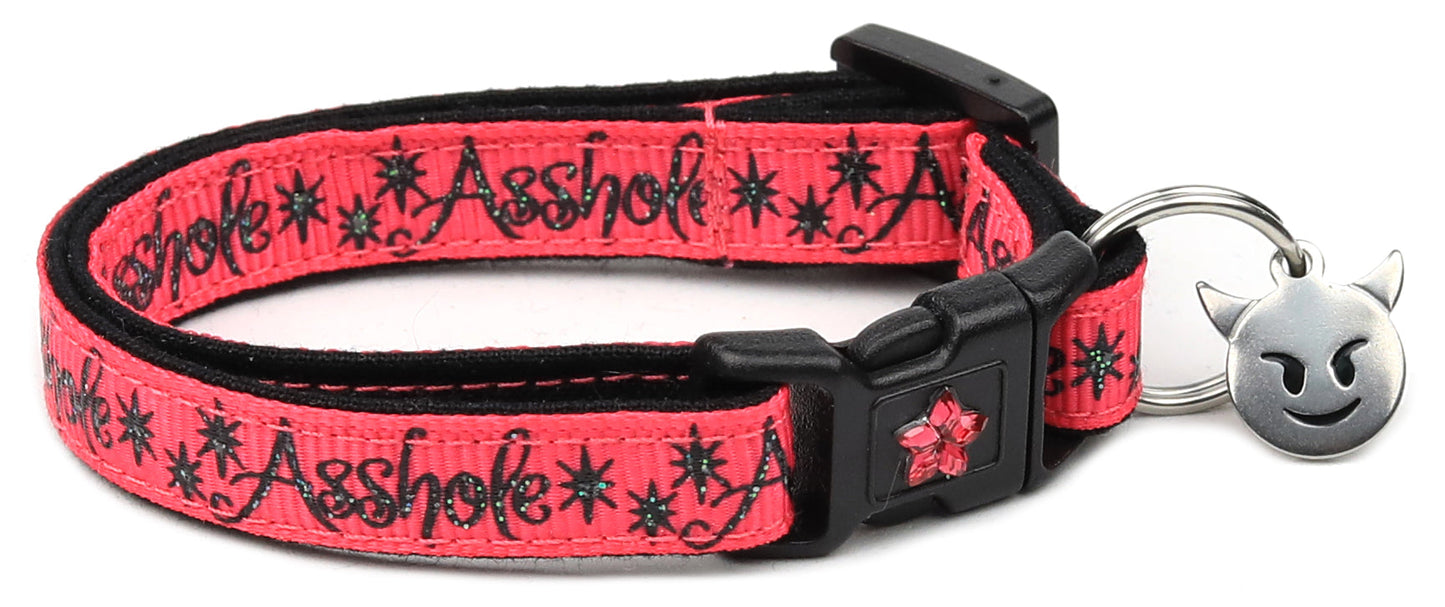 Asshole Breakaway Cat Collar-25