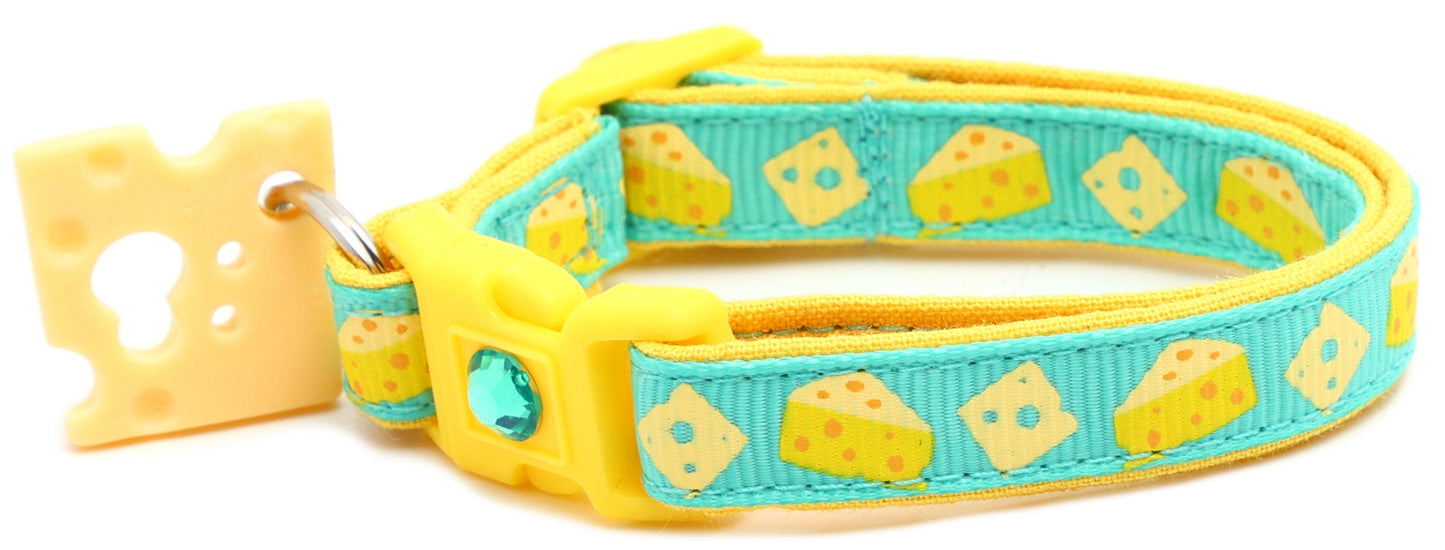 Cheese Breakaway Cat Collar-22