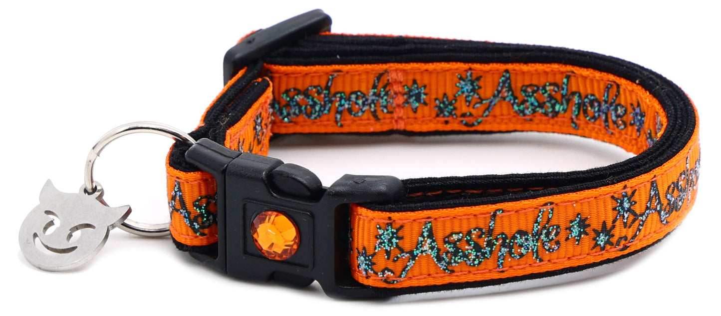Asshole Breakaway Cat Collar-23