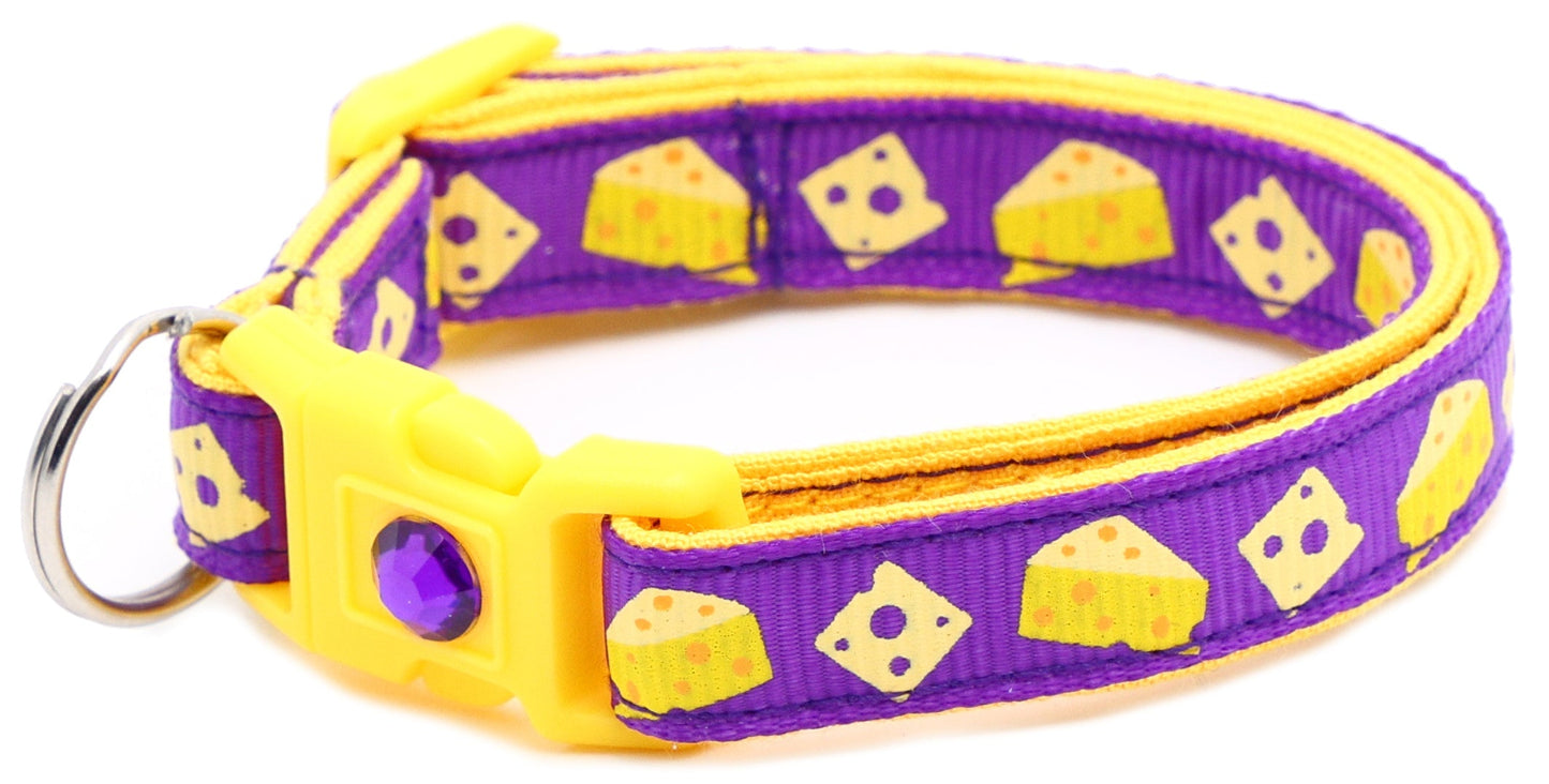 Cheese Breakaway Cat Collar-54