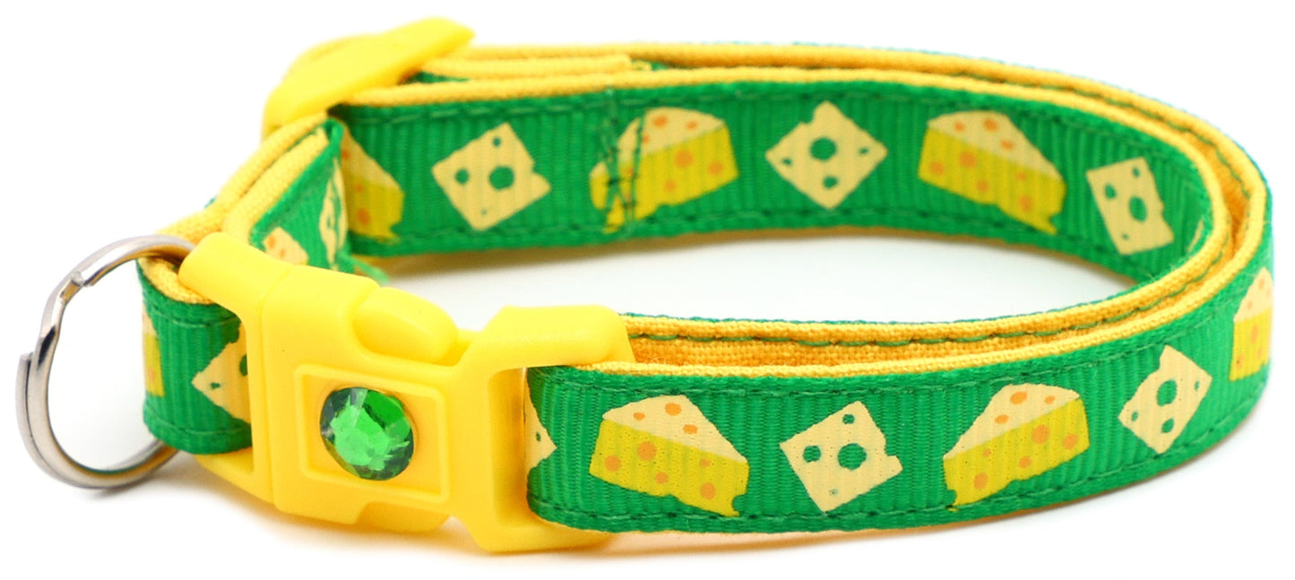 Cheese Breakaway Cat Collar-57