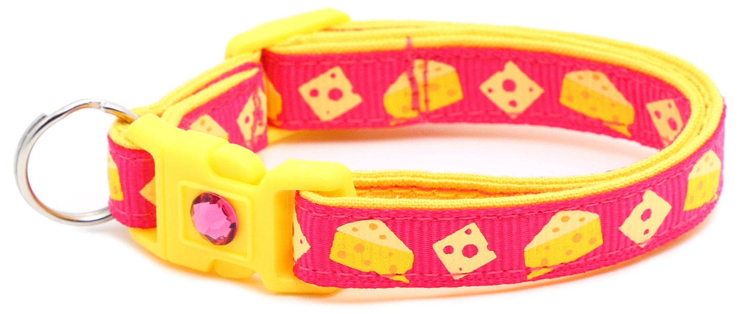 Cheese Breakaway Cat Collar-51