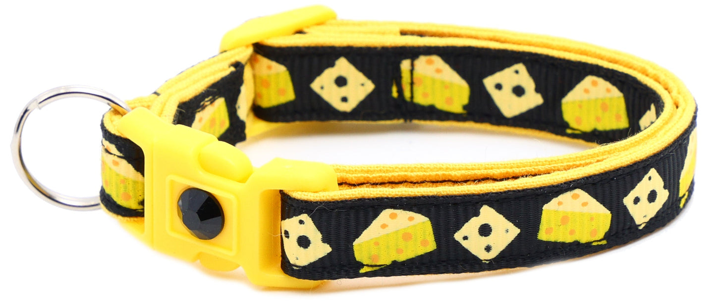 Cheese Breakaway Cat Collar-52