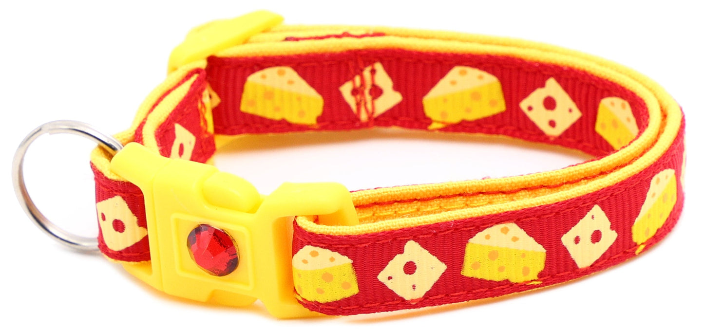 Cheese Breakaway Cat Collar-55