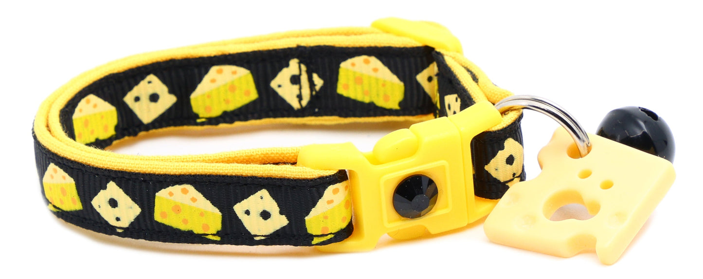 Cheese Breakaway Cat Collar-36