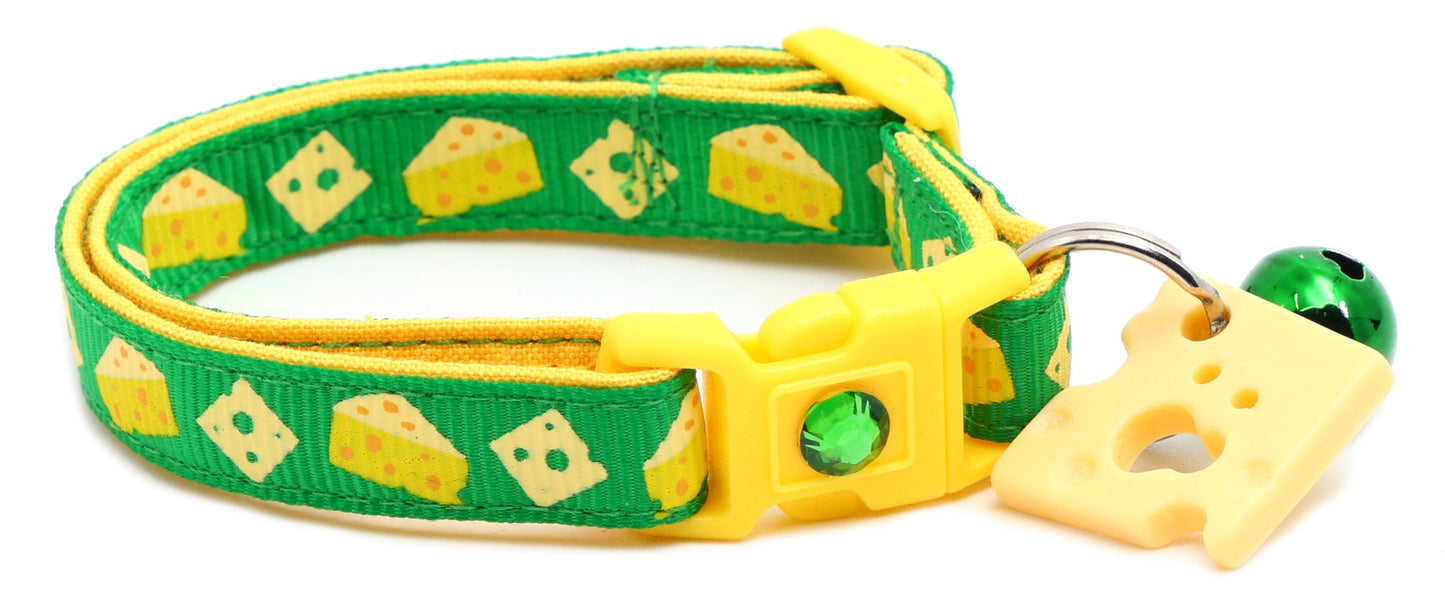 Cheese Breakaway Cat Collar-41