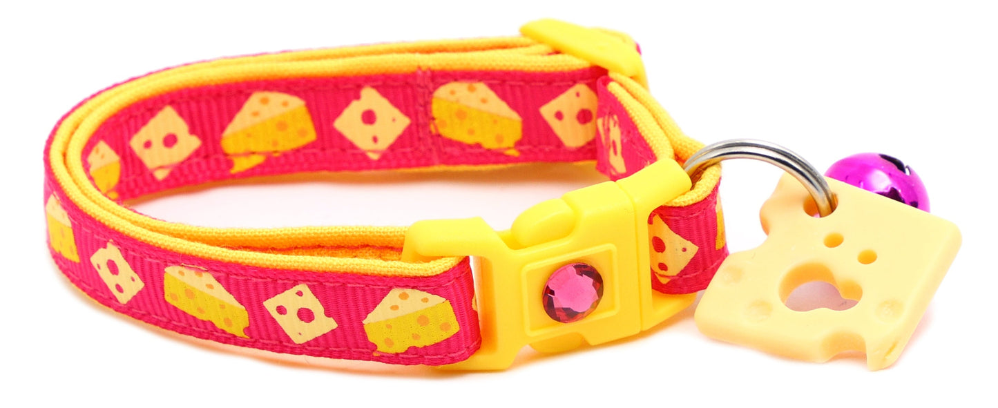 Cheese Breakaway Cat Collar-35
