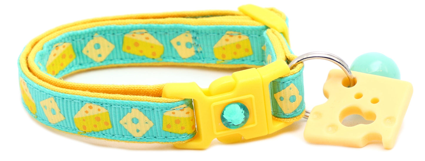 Cheese Breakaway Cat Collar-37
