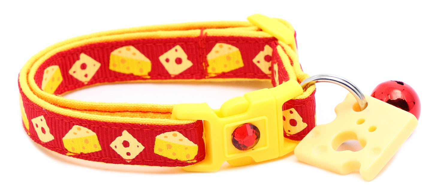 Cheese Breakaway Cat Collar-39