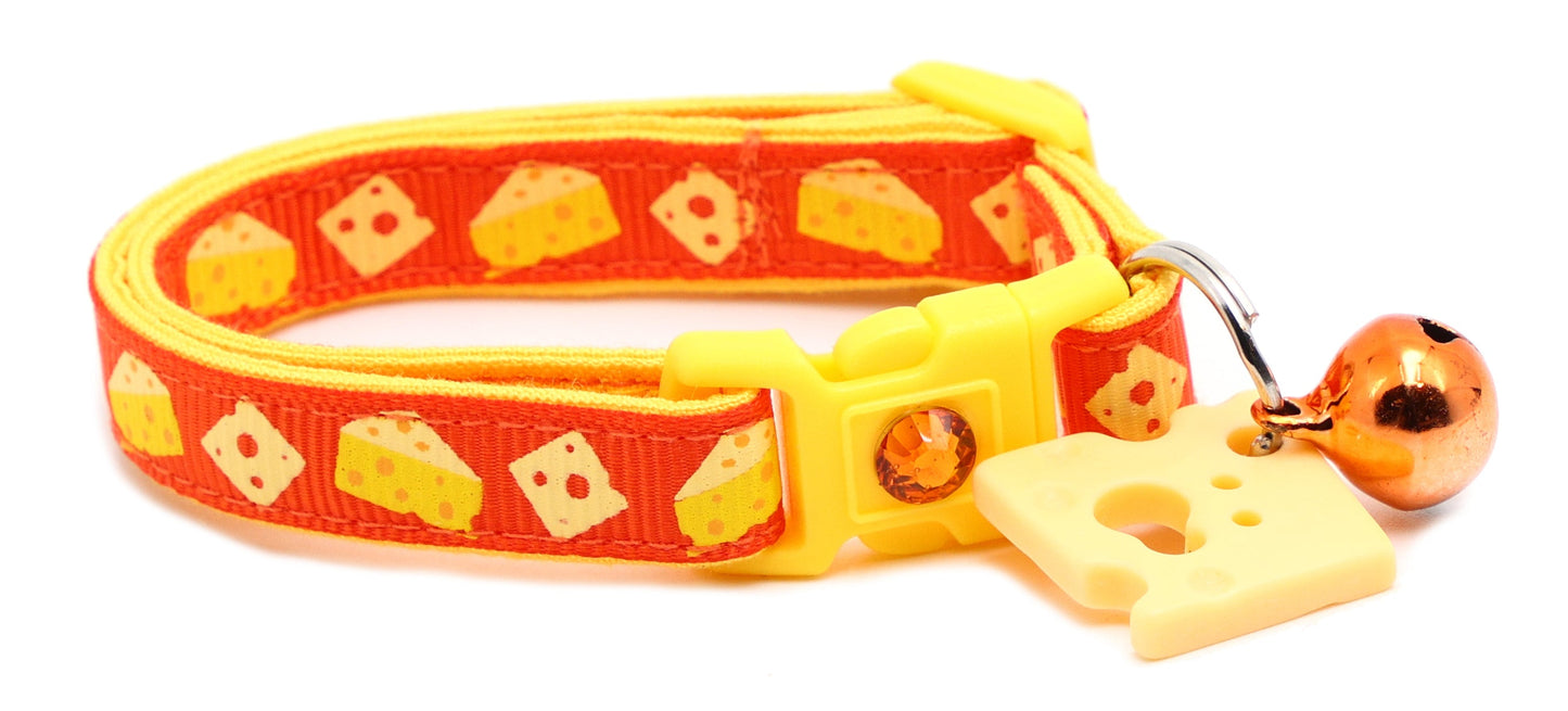 Cheese Breakaway Cat Collar-40