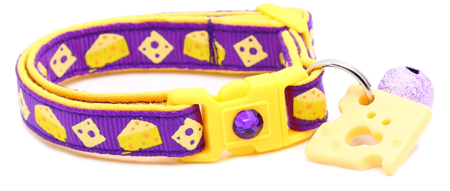 Cheese Breakaway Cat Collar-38