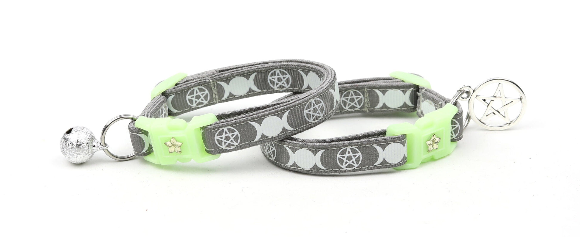 Witch's Familiar on Silver Cat Collar-2